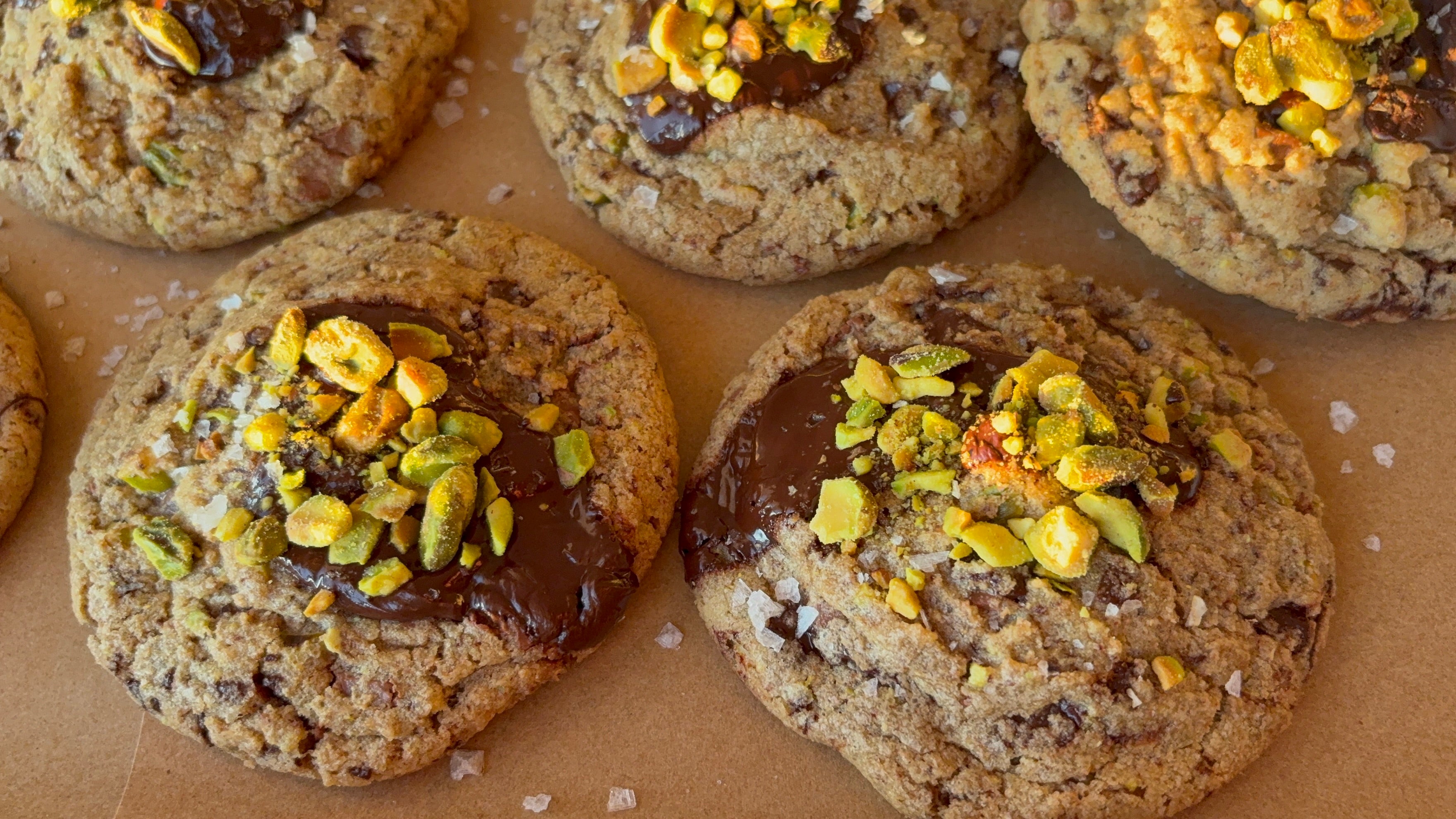 Pistachio Chocolate Cookies