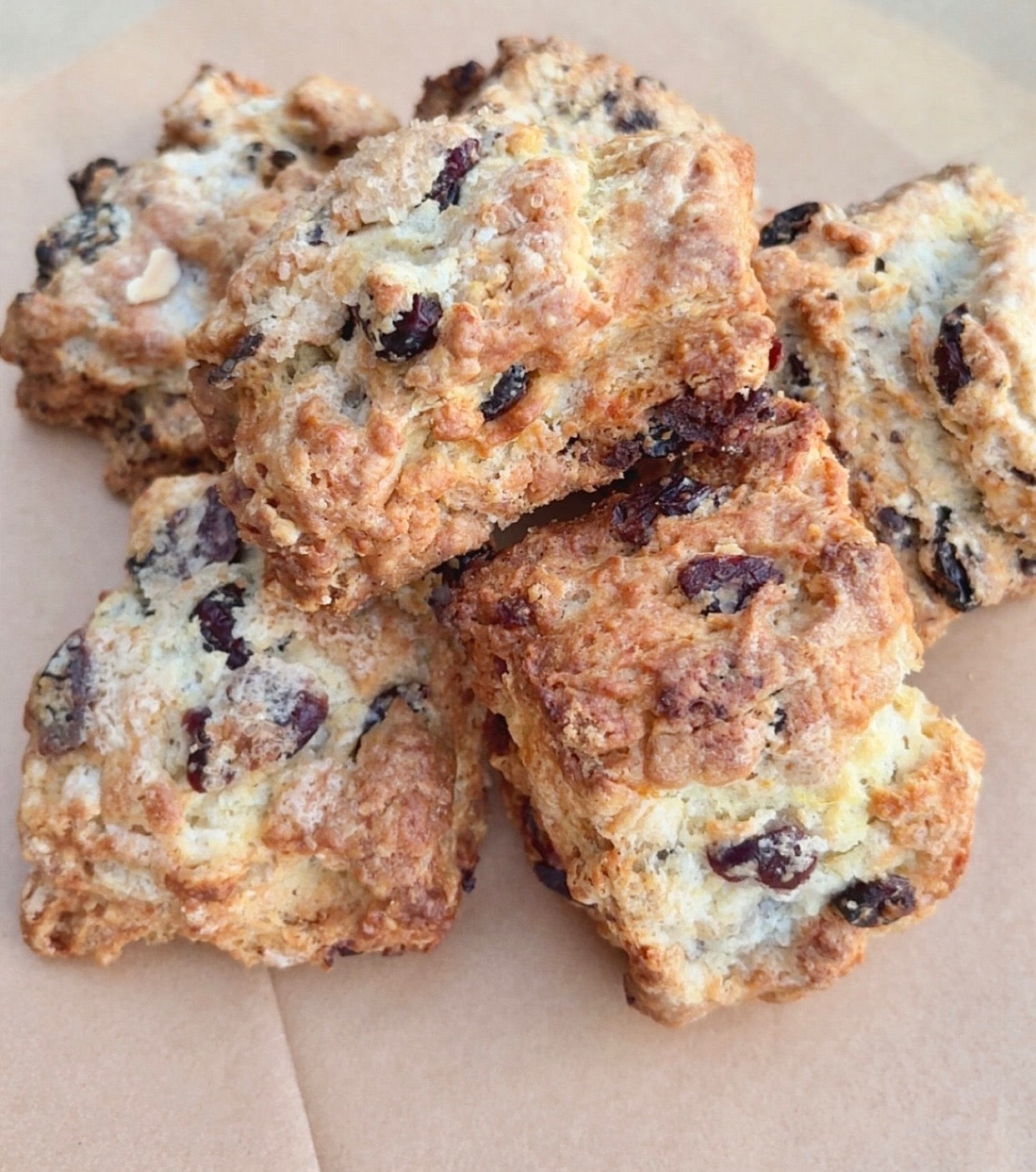 Orange Cranberry Biscone