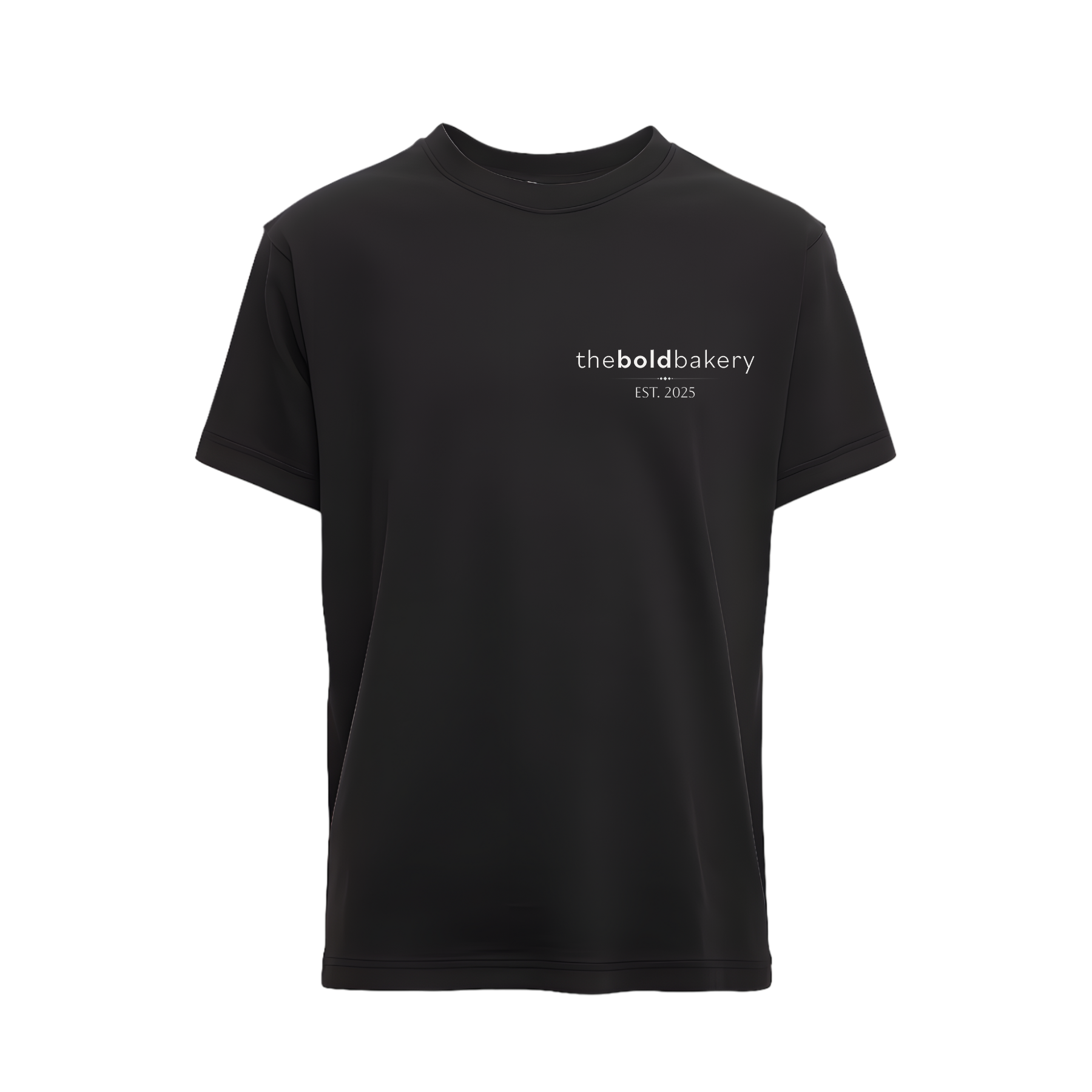 Black Bold Bakery Boquet T Shirt with Taste The bold Difference T Shirt