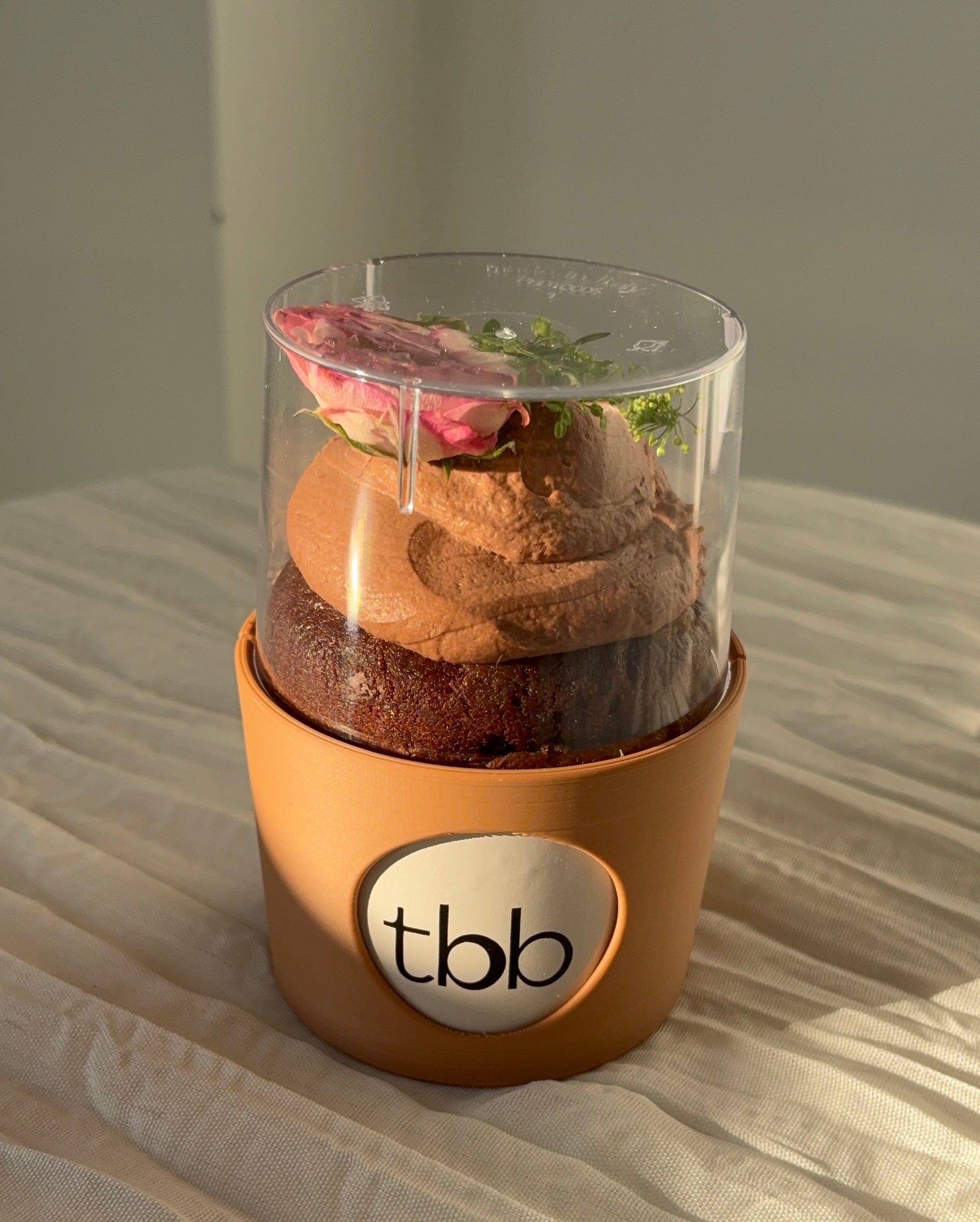 Espresso Chocolate Mini Cake With Chocolate Mascarpone Cream