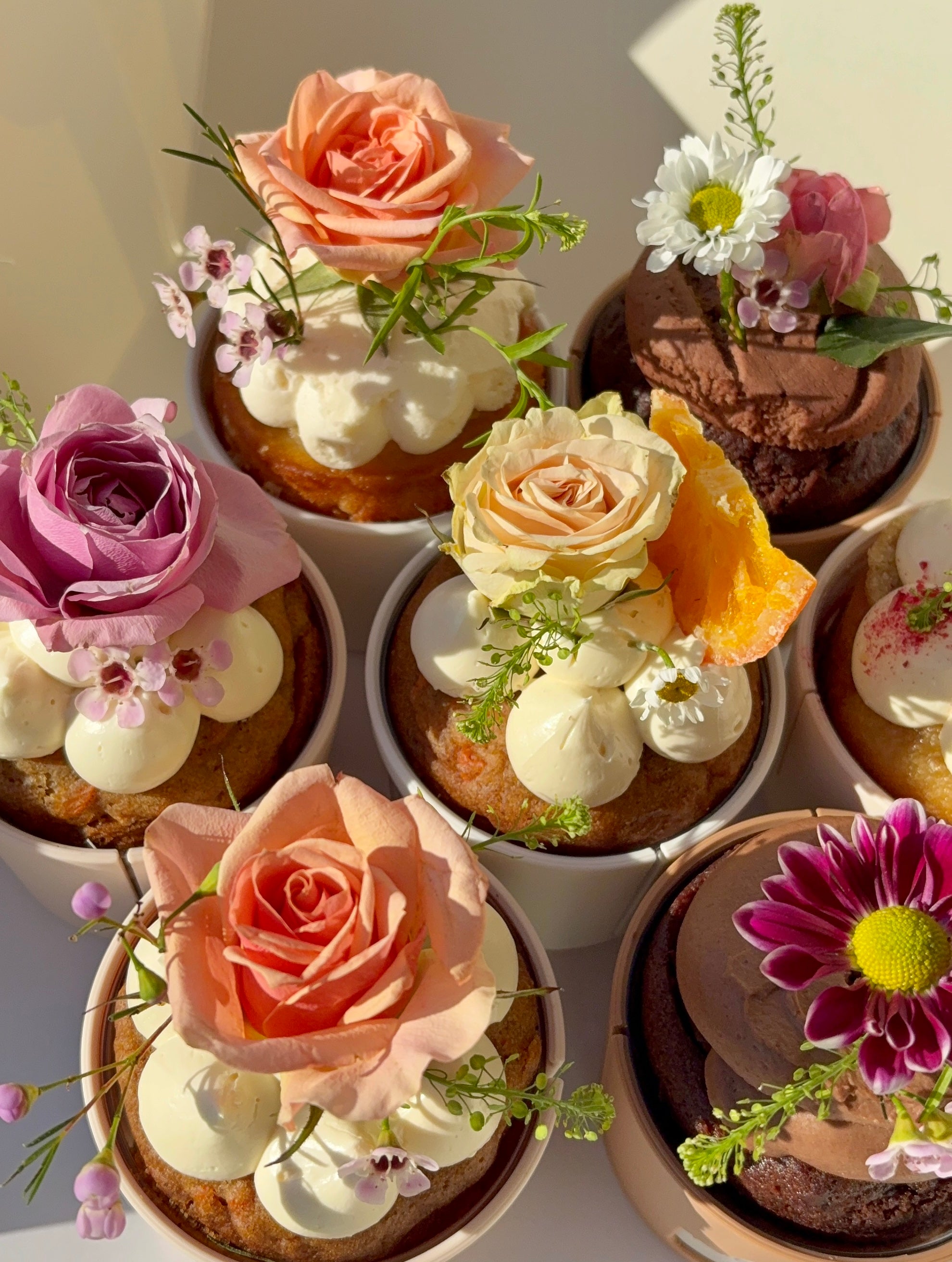 Carrot Mini Cake With Light, Fluffy Cream Cheese Frosting