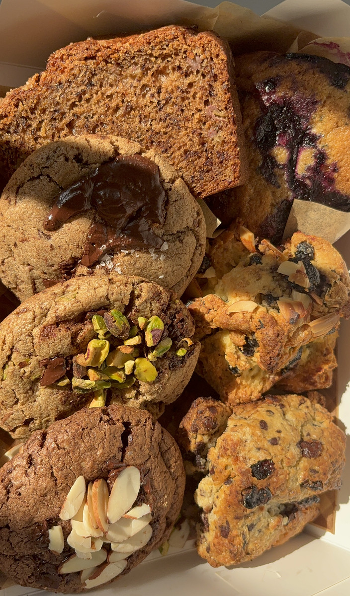 breakfast box with assorted pastries