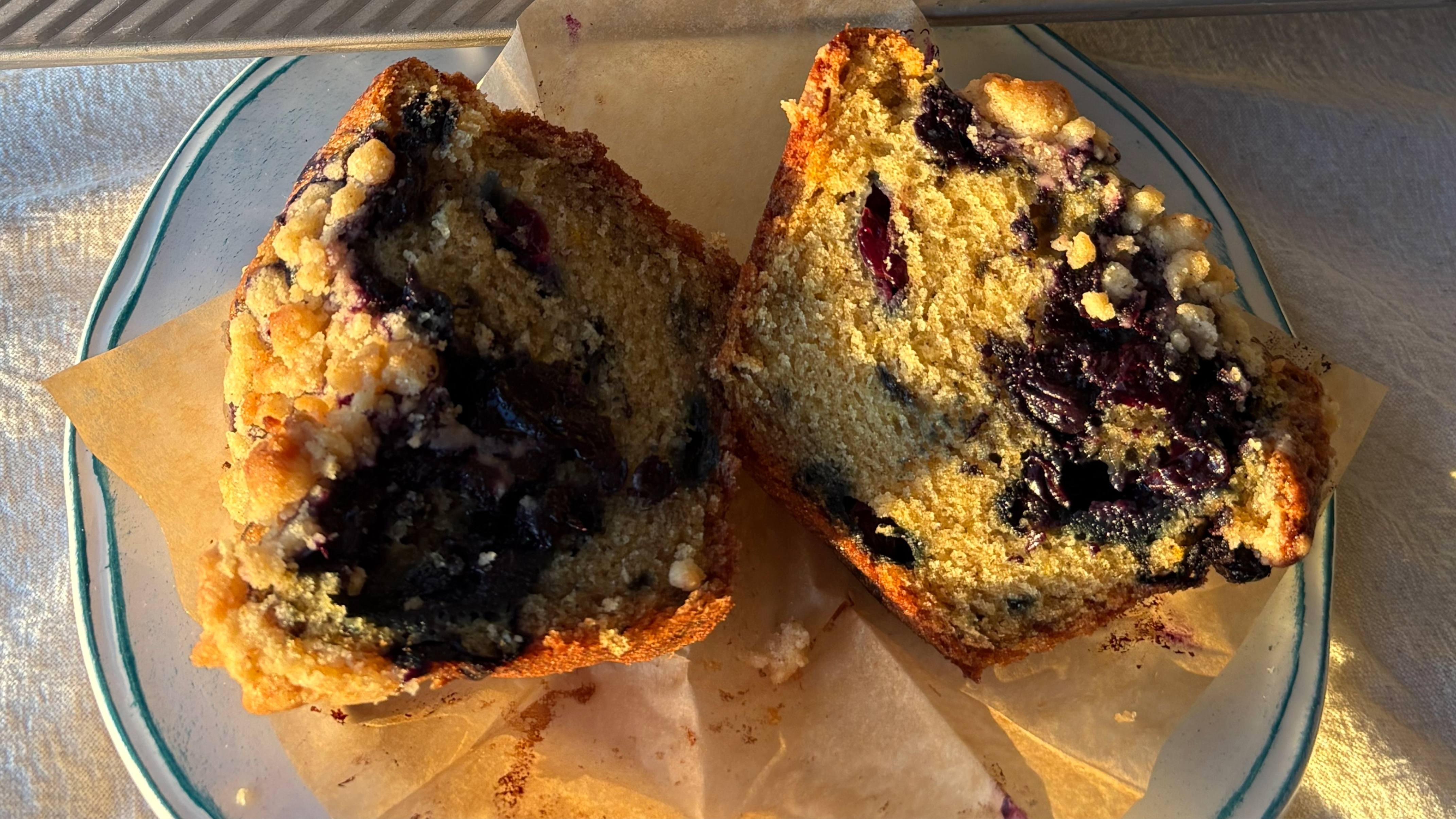 Fresh Baked Blueberry Muffins